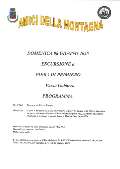 ⛰🗻 Amici della Montagna - Uscita dell'8 giugno 2025🗻⛰ ⛰🗻 Amici della Montagna - Uscita dell'8 giugno 2025🗻⛰