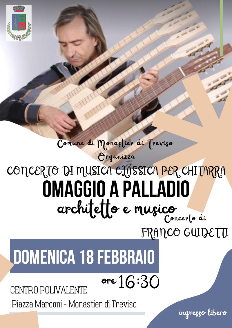 OMAGGIO A PALLADIO - Concerto di musica classica per chitarra